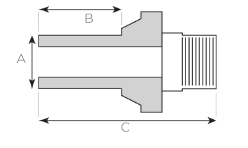 Electrofusion Male Transition Adaptor