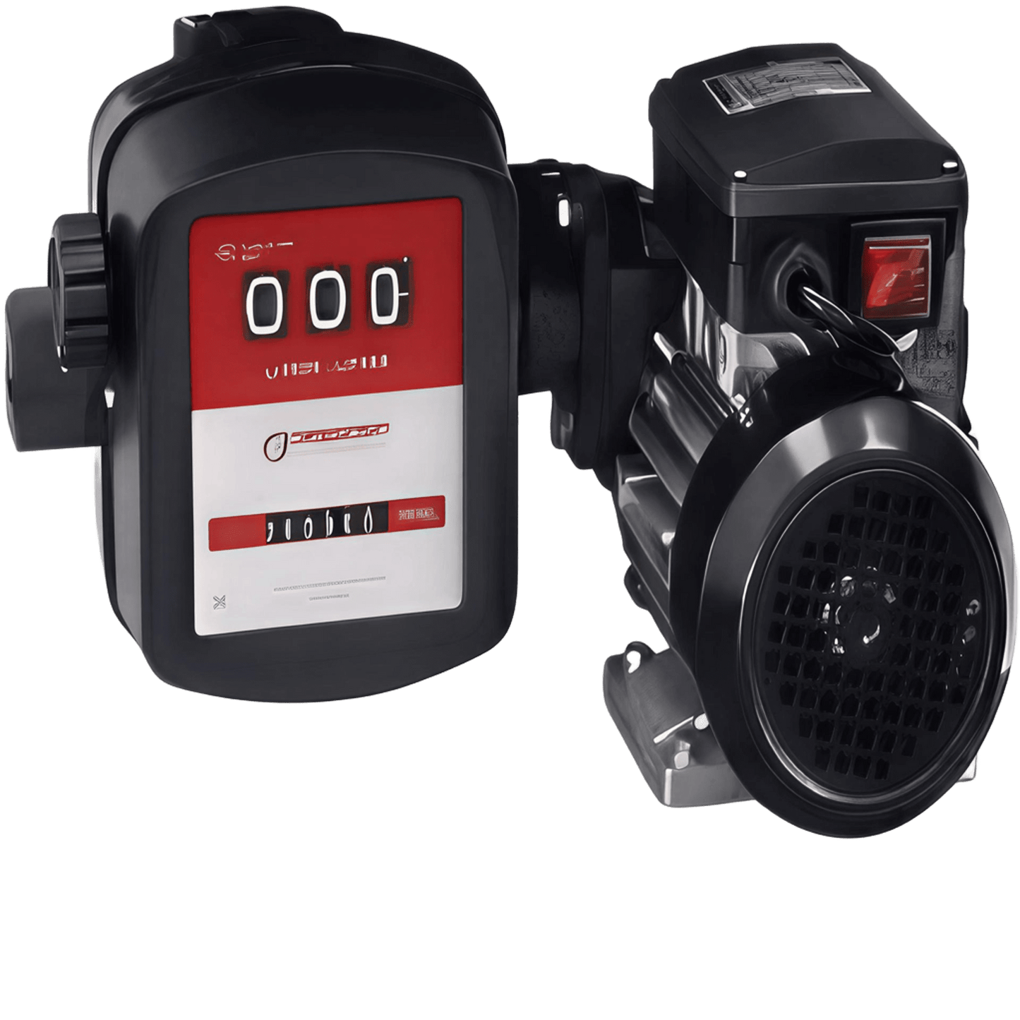 S-50 IRON 230V AC PUMP c/w MECHANICAL METER + UNIVERSAL SUPPORT