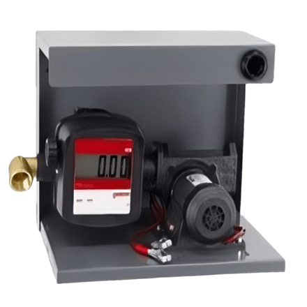 SE-IRON 50 -12 or 24V DC - 50 l/min PUMP+ MGE-110 METER + BASE No 4