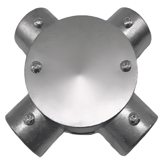 SS316 4-Way Circular Junction Boxes