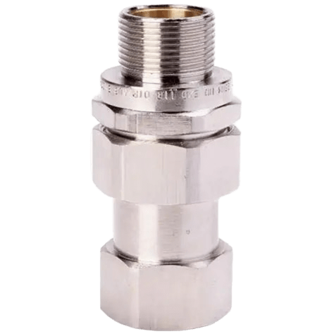 Sealsafe Barrier Fittings – Rigid Thread Male & Female (Nickel Plated Brass)