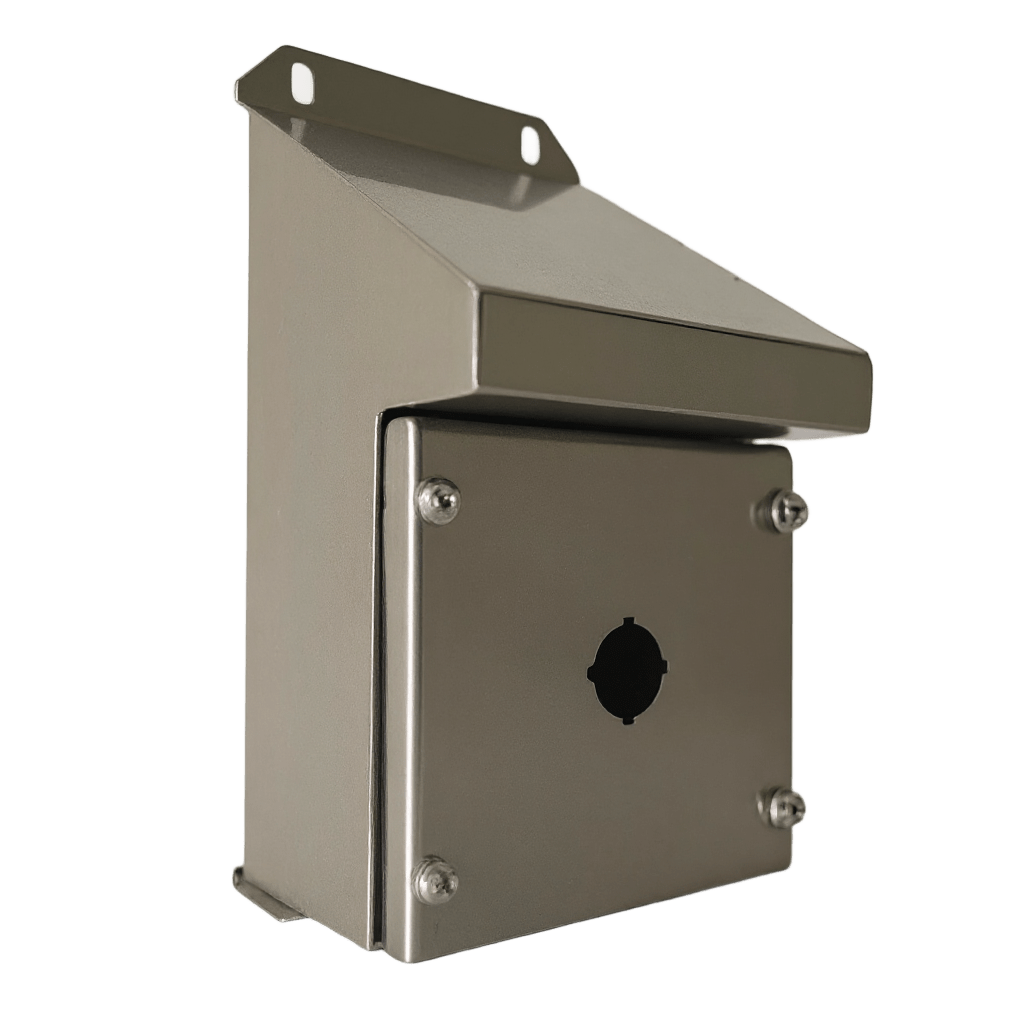 Sloped Roof Push Button Station
