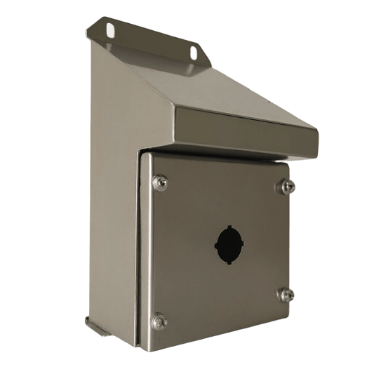 Sloped Roof Push Button Station