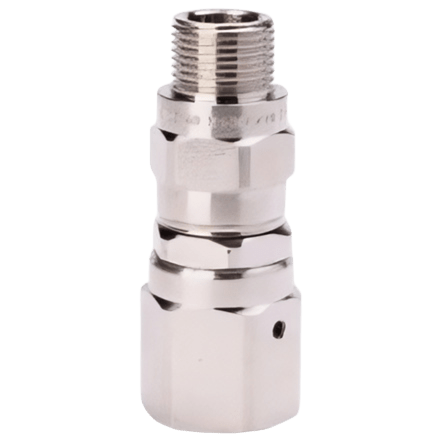 Sealsafe Barrier Fittings – Rigid Thread Male & Female (Nickel Plated Brass)